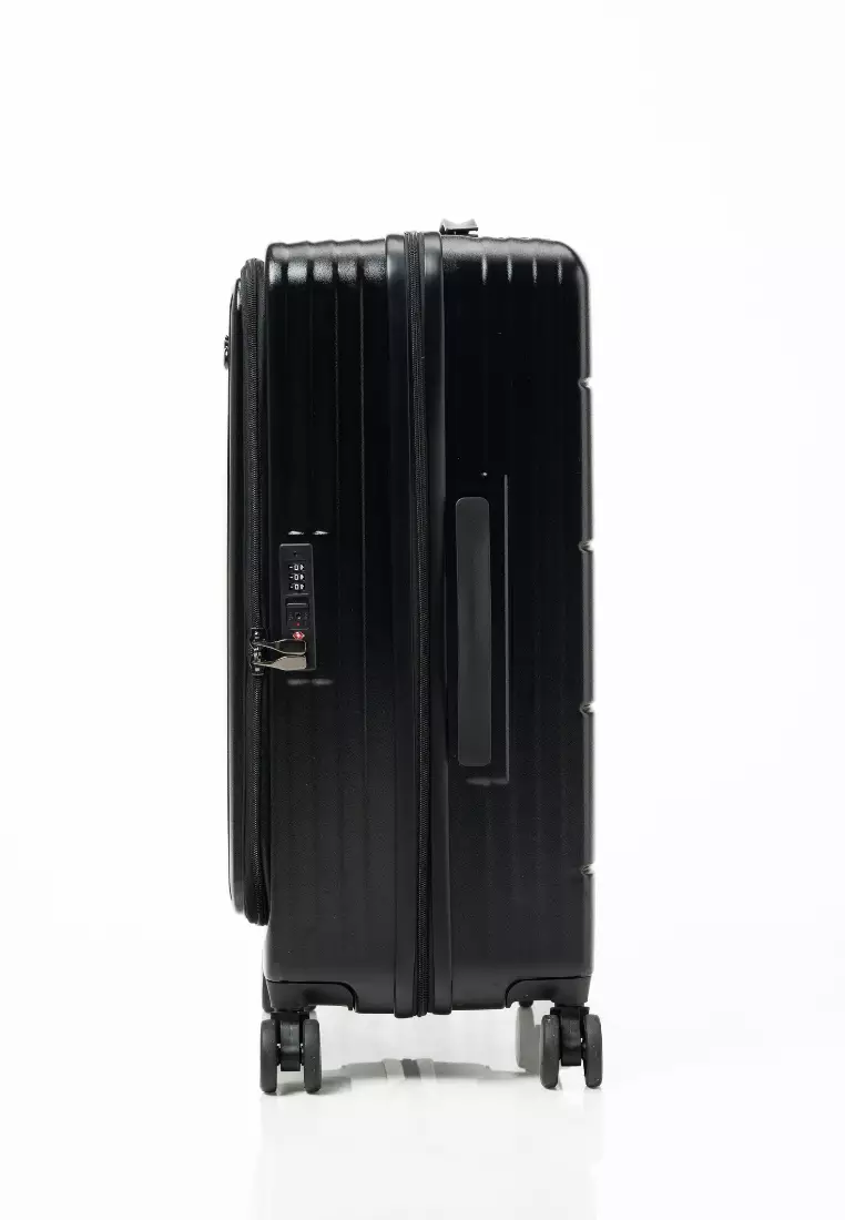 Alpha 28" Large Hard Case Luggage Black