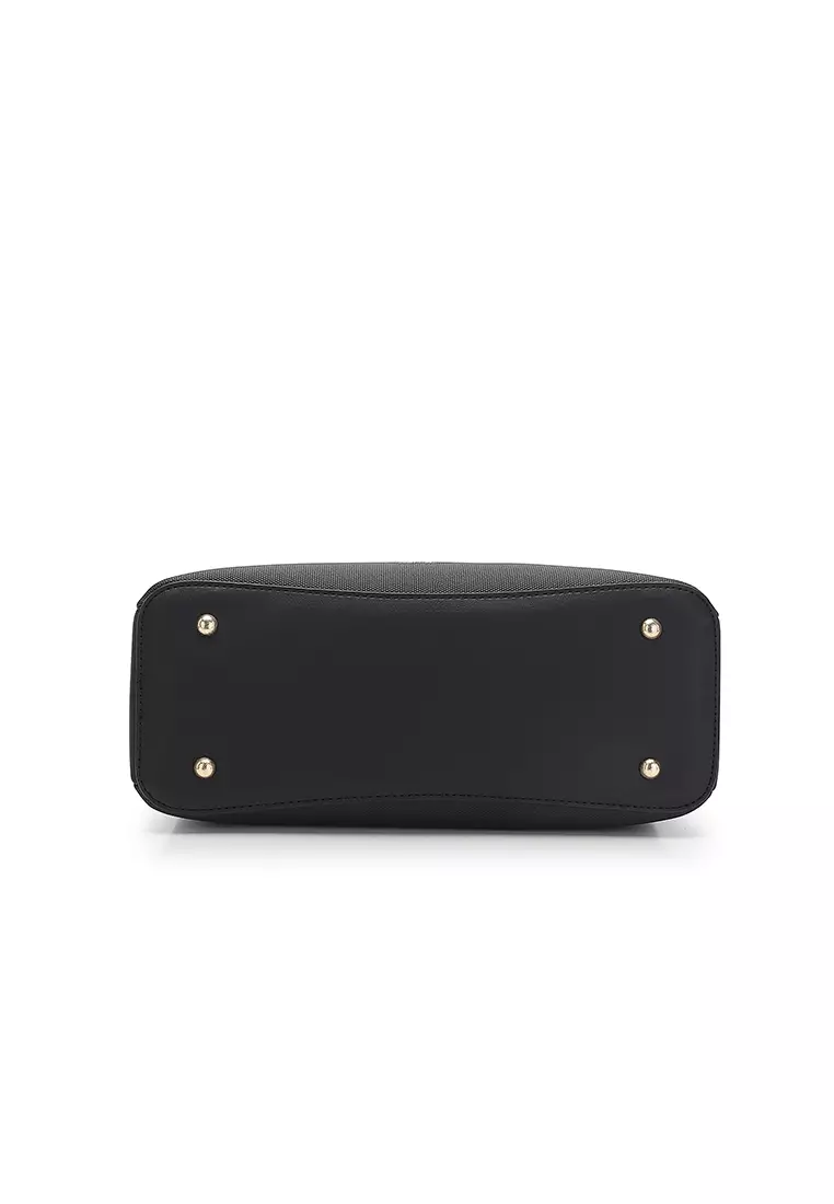 Women's Top Handle Bag / Sling Bag / Crossbody Bag - Black