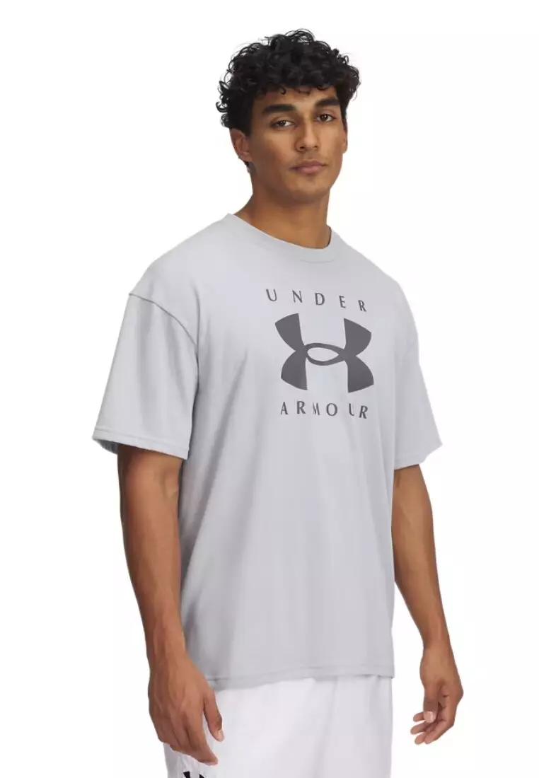 Under Armour Men's UA Heavyweight Oversized Branded Short Sleeve