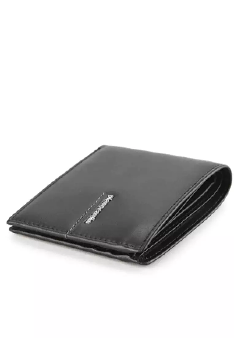 Pierre Cardin Dompet Lipat Pria Kulit Leather Dompet Pendek Branded Men Short Wallet 0111429501BLA