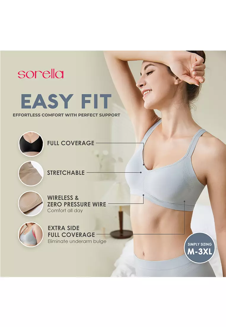 Sorella Bra Easy Fit N10-2974V - Black