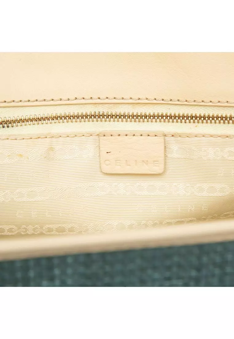 Pre-Loved Celine Raffia Boogie Handbag