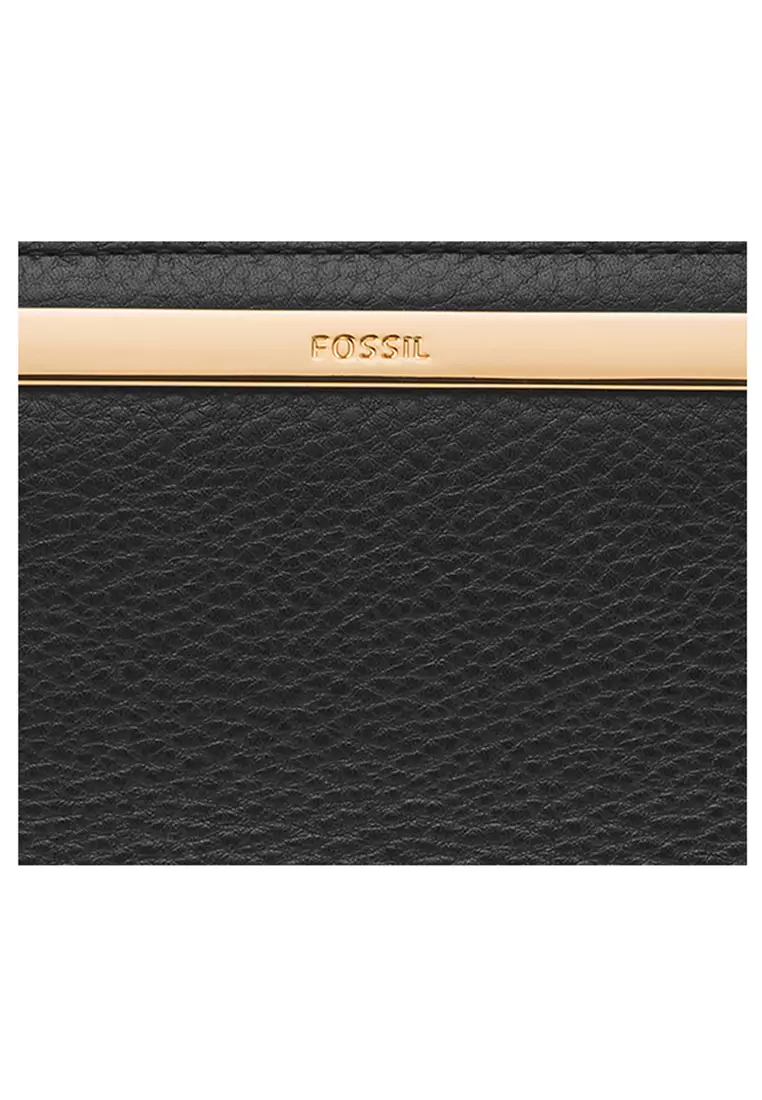 Buy Fossil Fossil Female's Liza black Leather Wallets Purses