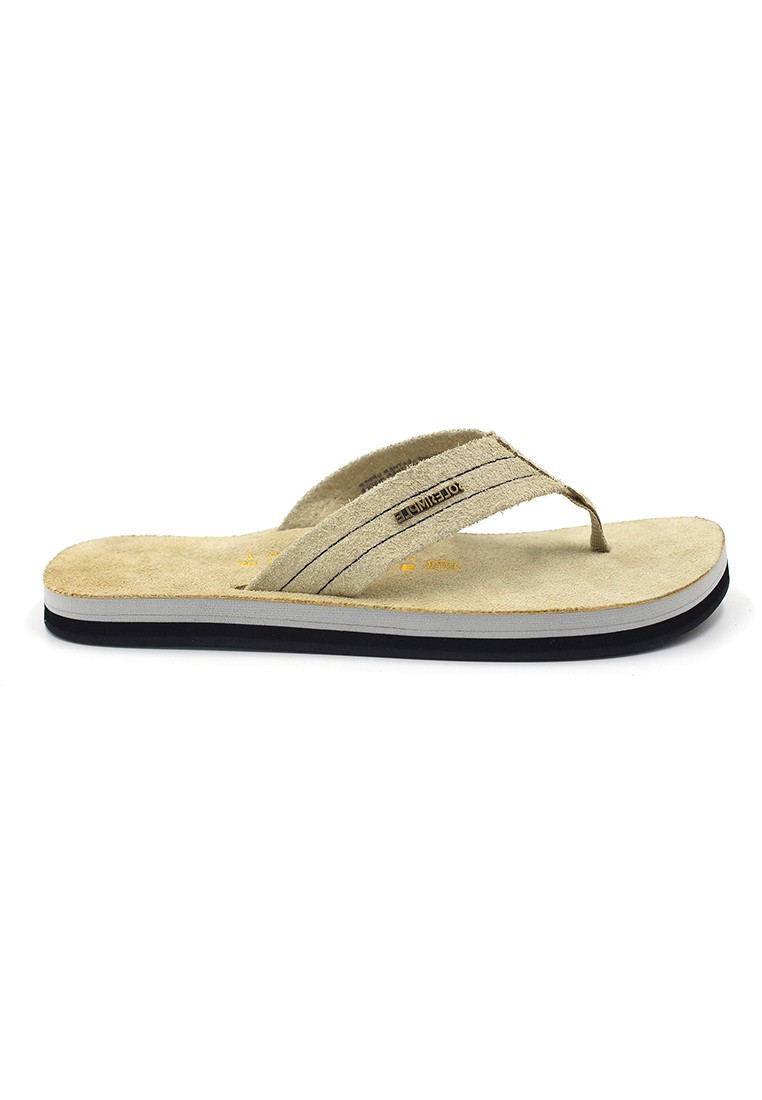 York - Sand Leather Sandals & Flip Flops