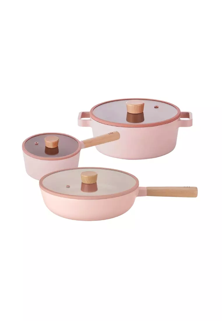  Neoflam FIKA Egg Omelette Pan, Peach Color Edition