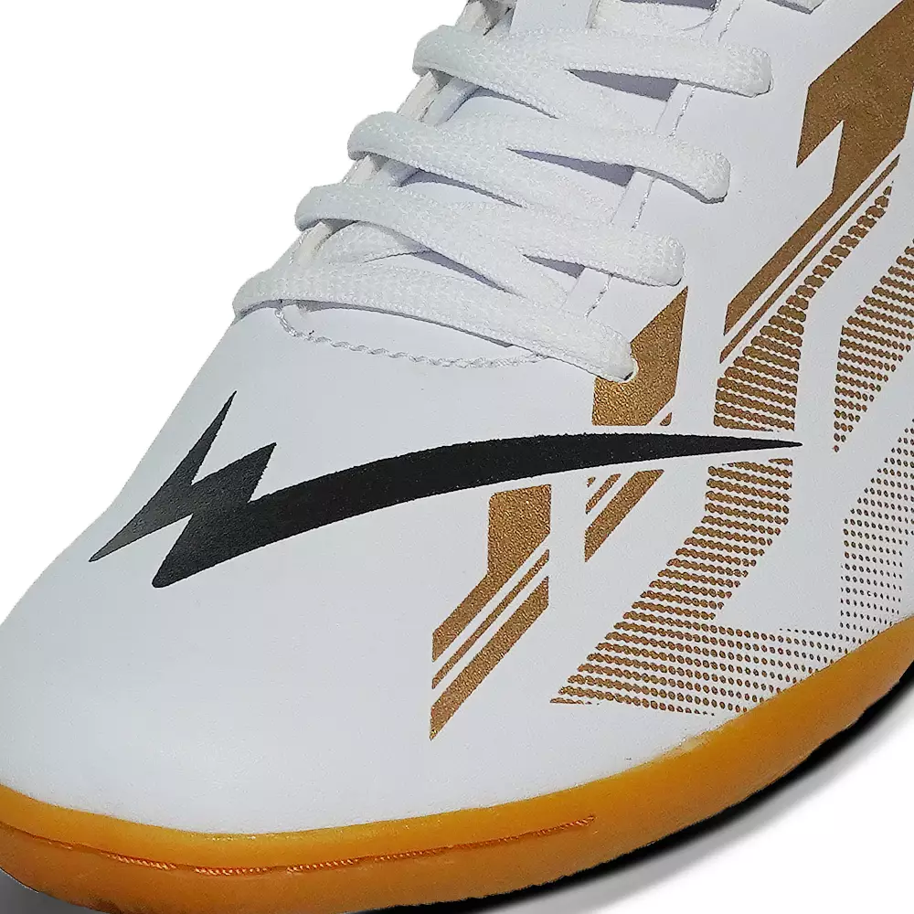 Eagle Sepatu Futsal Sansiro - PUTIH/EMAS