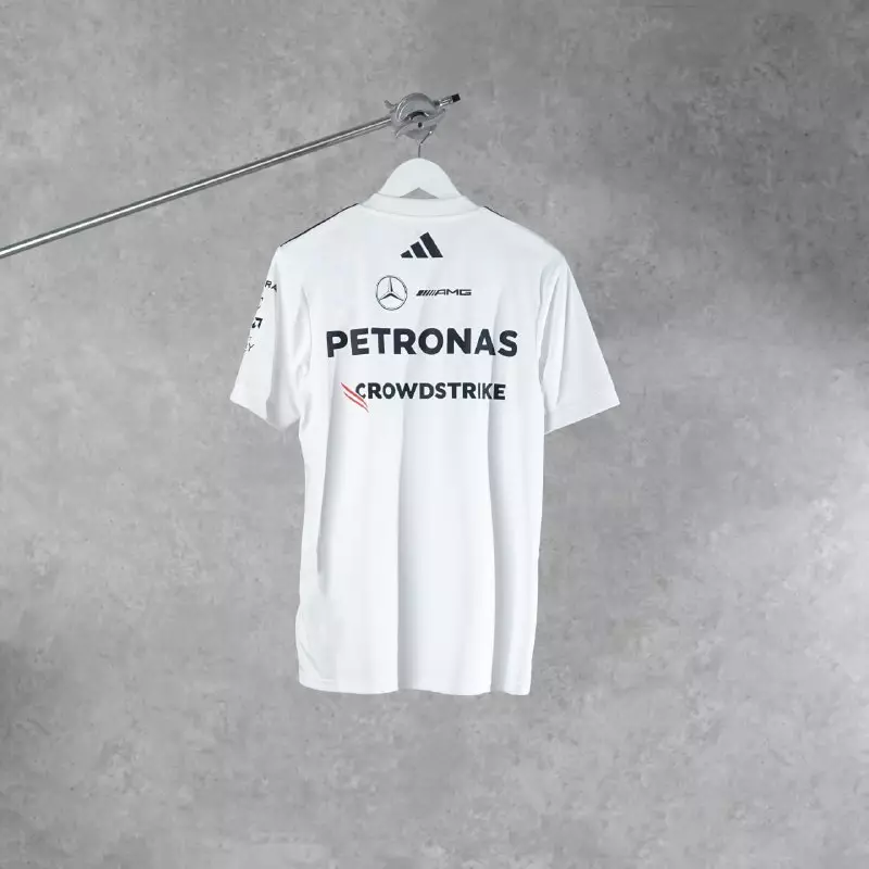 Kaos F1 FORMULA ONE PETRONAS MERCEDES AMG WHITE TSHIRT 100% ORIGINAL
