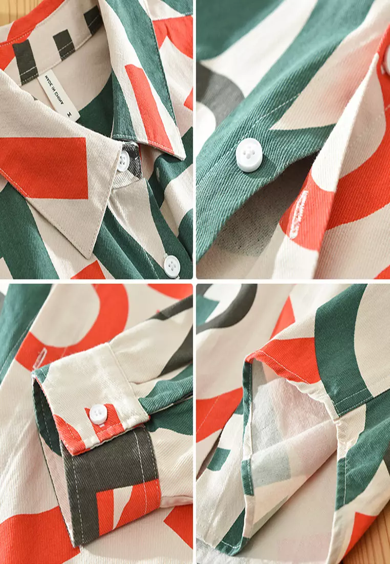 Fashion Letters Print Shirt WM2103