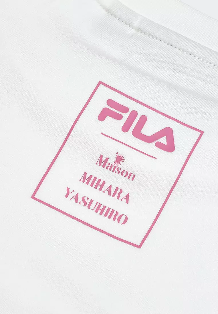 FILA CORE x MIHARA Women's HARAJUKU WONDER Short Sleeve T-shirt in Ash