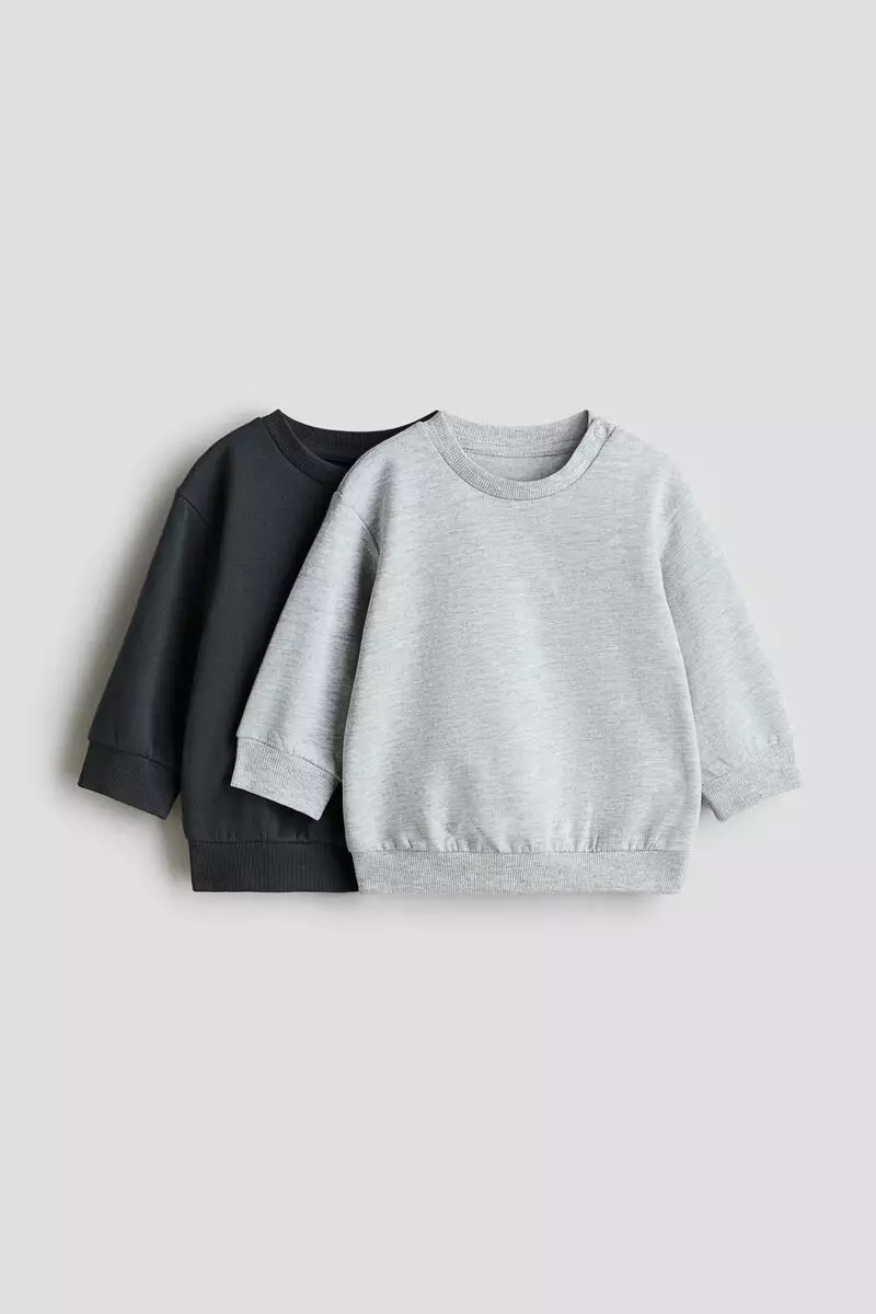 2-pack cotton sweatshirts