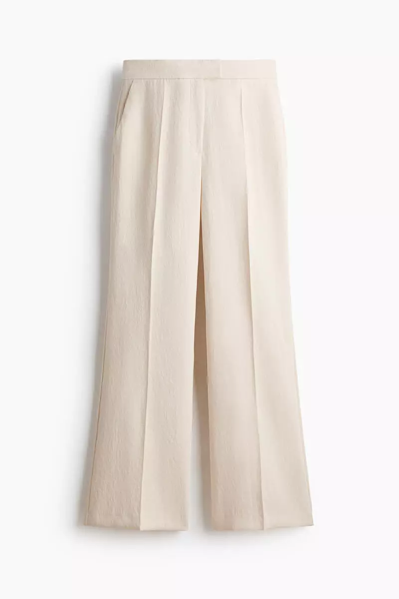 Bootcut tailored trousers