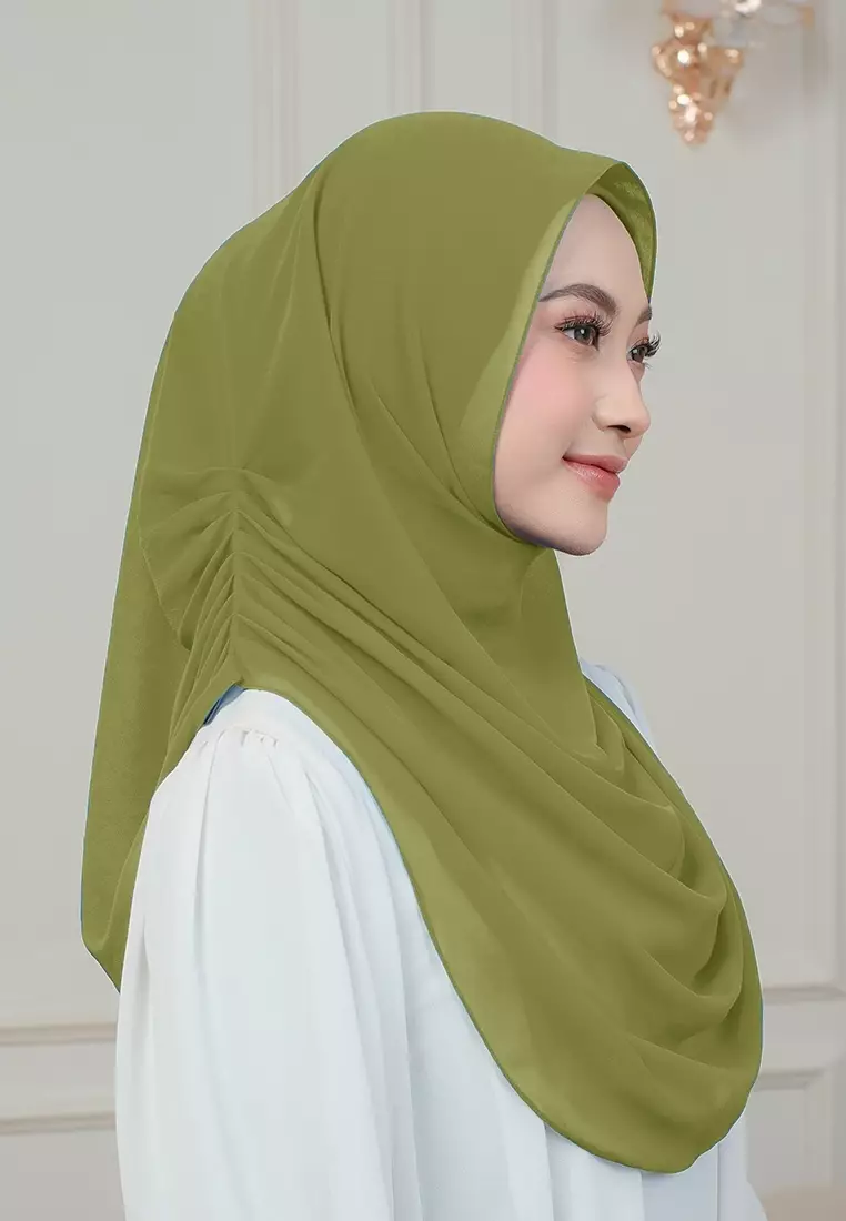 HIJAB INSTAN AURORA - OLIVE