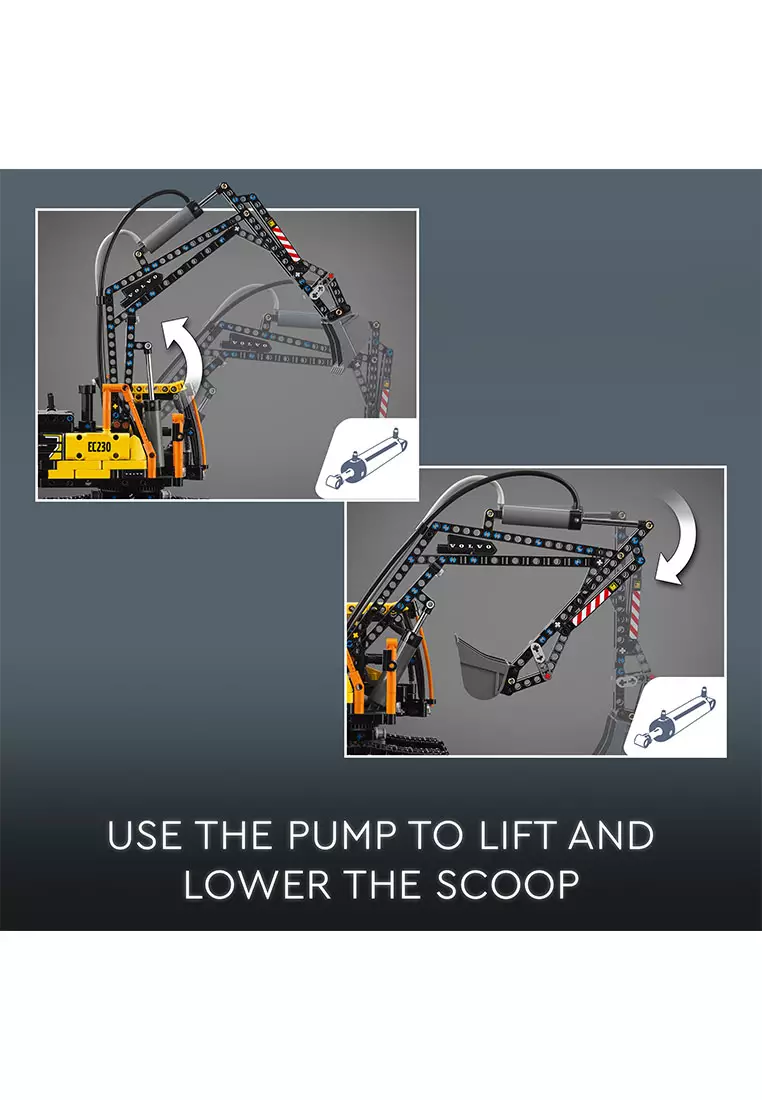 Technic 42175 Volvo FMX Truck & EC230 Electric Excavator, Age 10+, Building Blocks, 2024 (2274pcs)