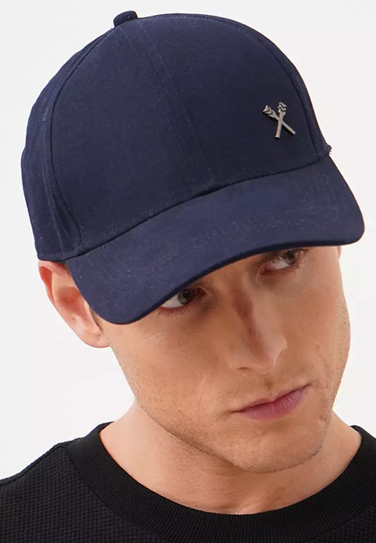 Baseball Cap With Metal Oar