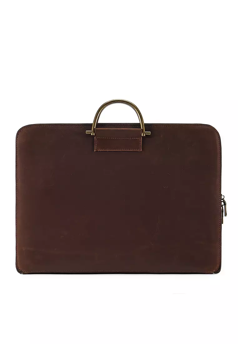 Buy ZITIQUE SeventeenInch Executive Leather Notebook Computer Bag 2024