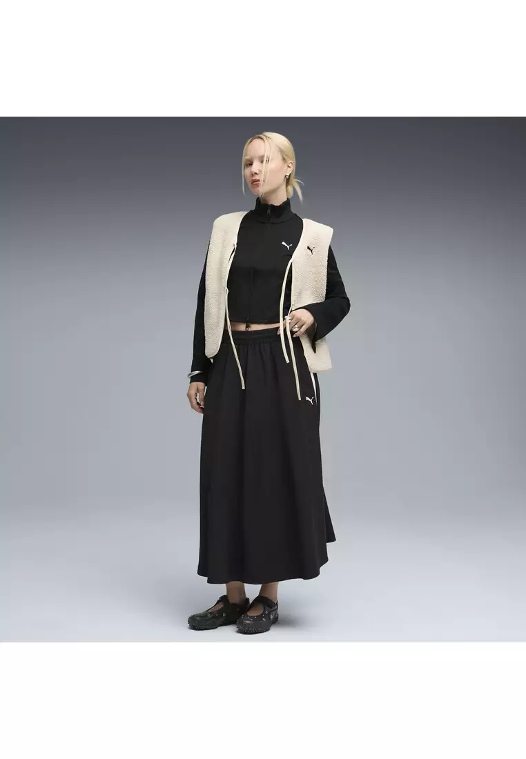 DARE TO Women's Slim Cropped Track Jacket