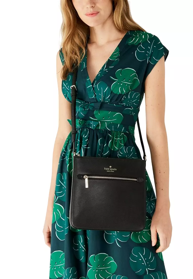 Sadie North South Crossbody - Black