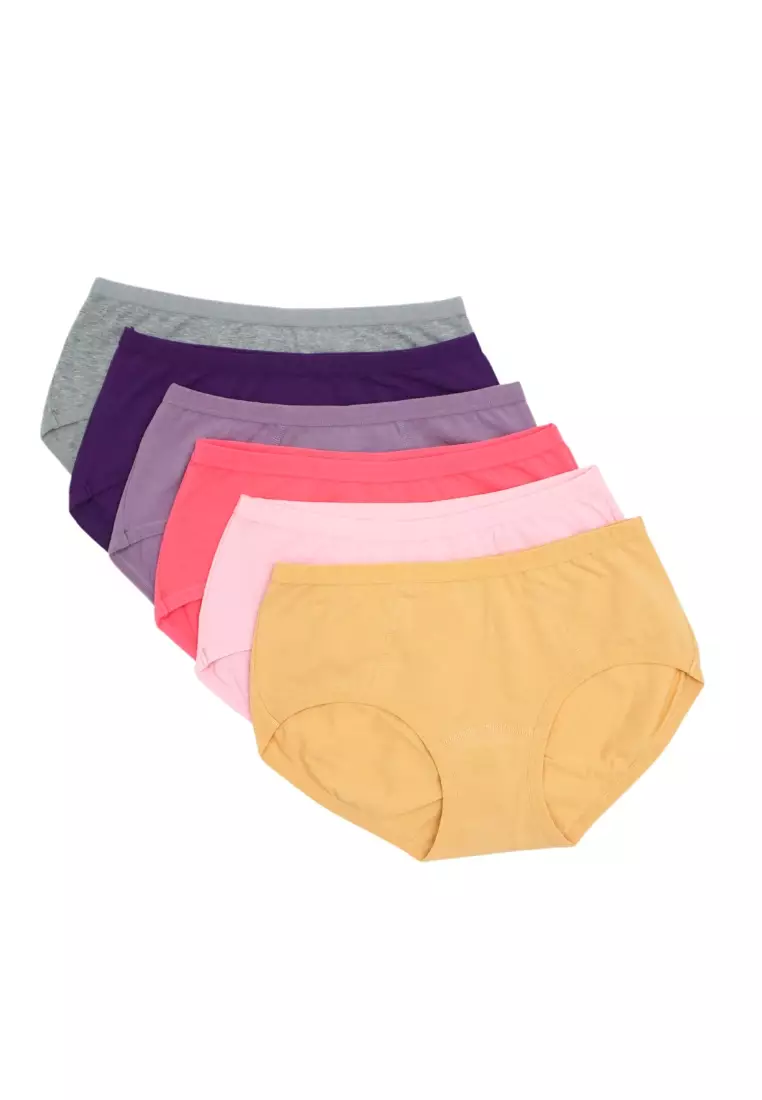 Buy Kiss & Tell Best Seller 6 Pack Ella Cotton Panties Bundle C