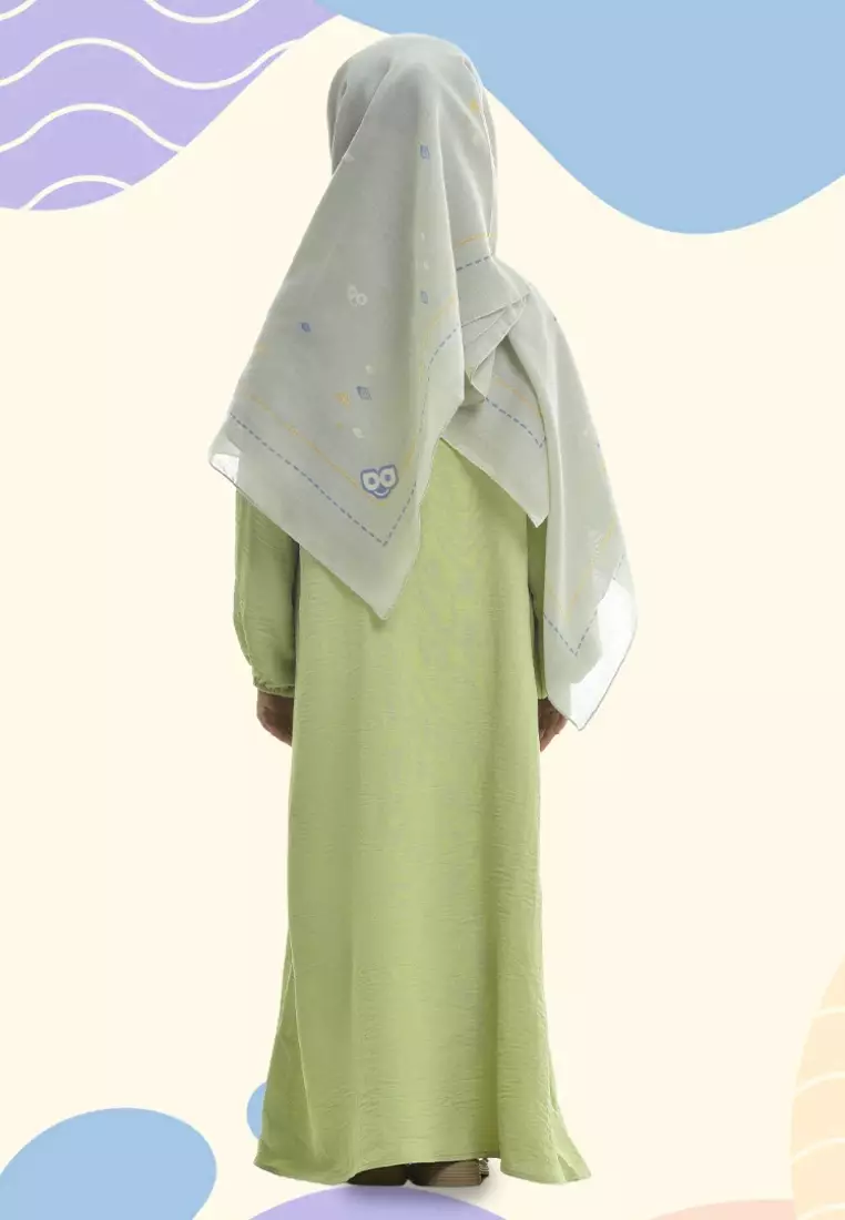 Rabbani - Baju Muslim Anak Gamis Bani Batuta Cantya Z1M Exclusive Hijau