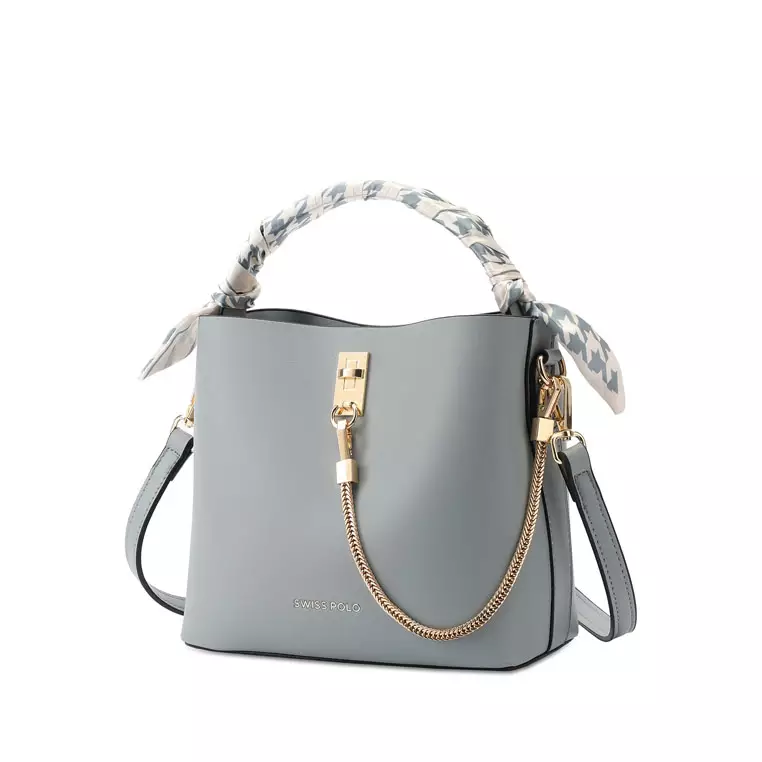 Women's Chain Top Handle Bag / Sling Bag / Crossbody Bag / Shoulder Bag - Blue