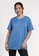 CROWN blue Round Neck Drifit T-Shirt 9C2C3AA02F47CBGS_1