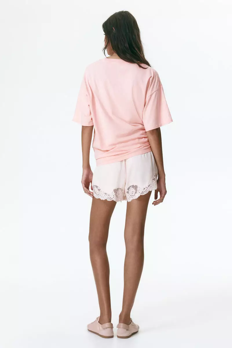 Oversized print-motif T-shirt