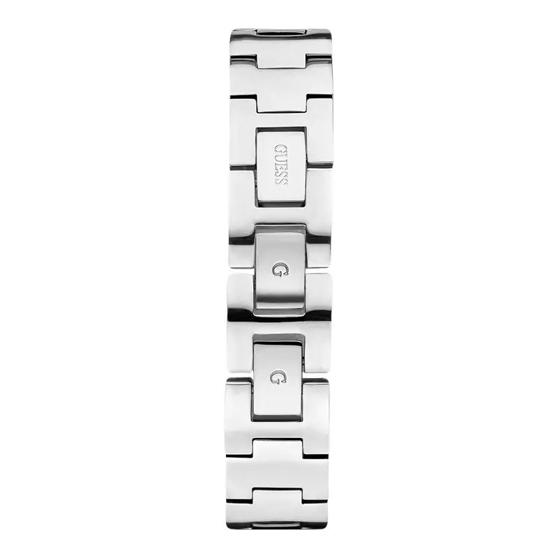 Jam Tangan Wanita Guess Chelsea W0647L6 Silver Dial Stainless Steel Mesh Strap