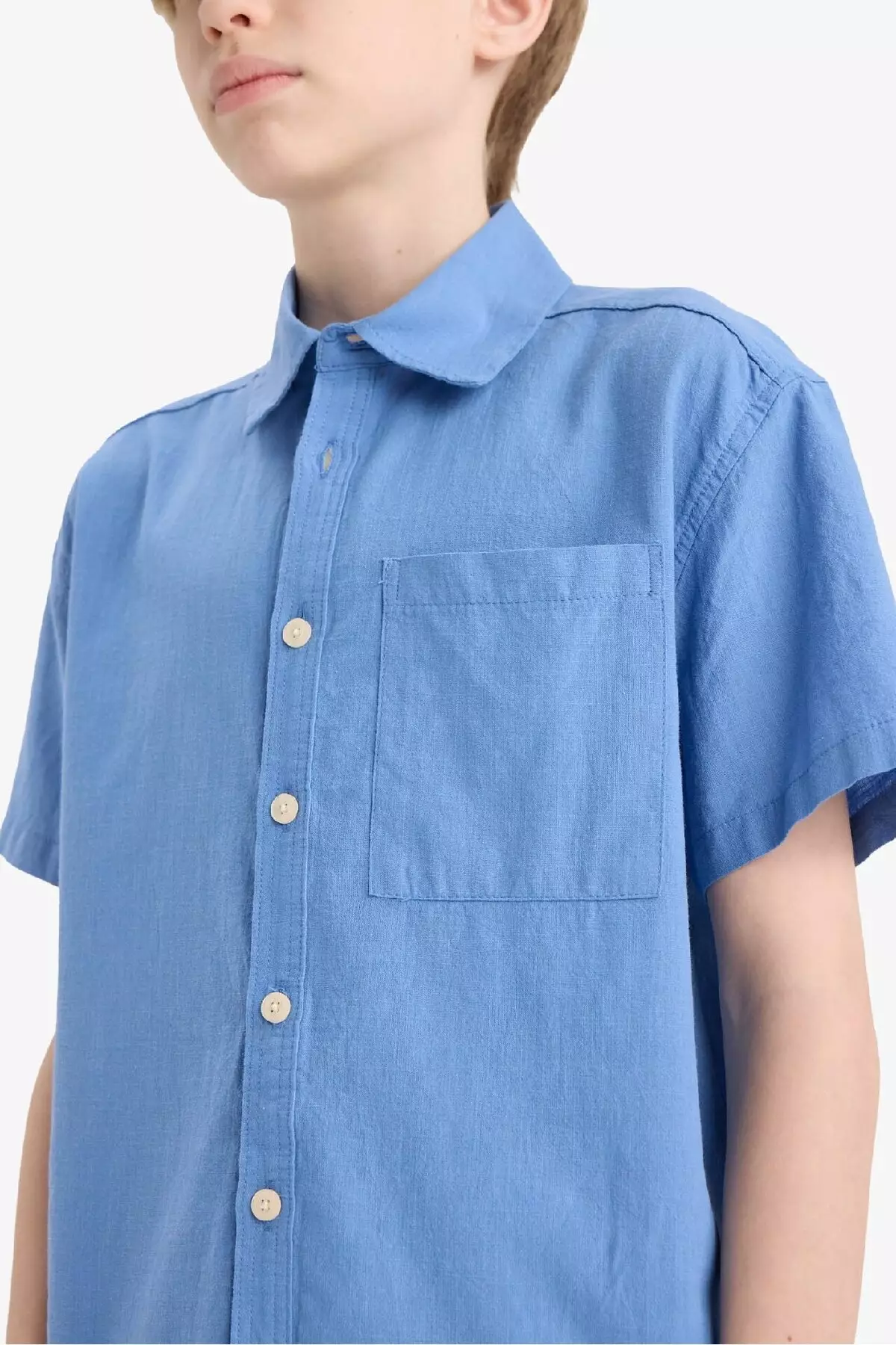 男童寬鬆闊管恤衫 Polo領 短袖 E5832A825Hs