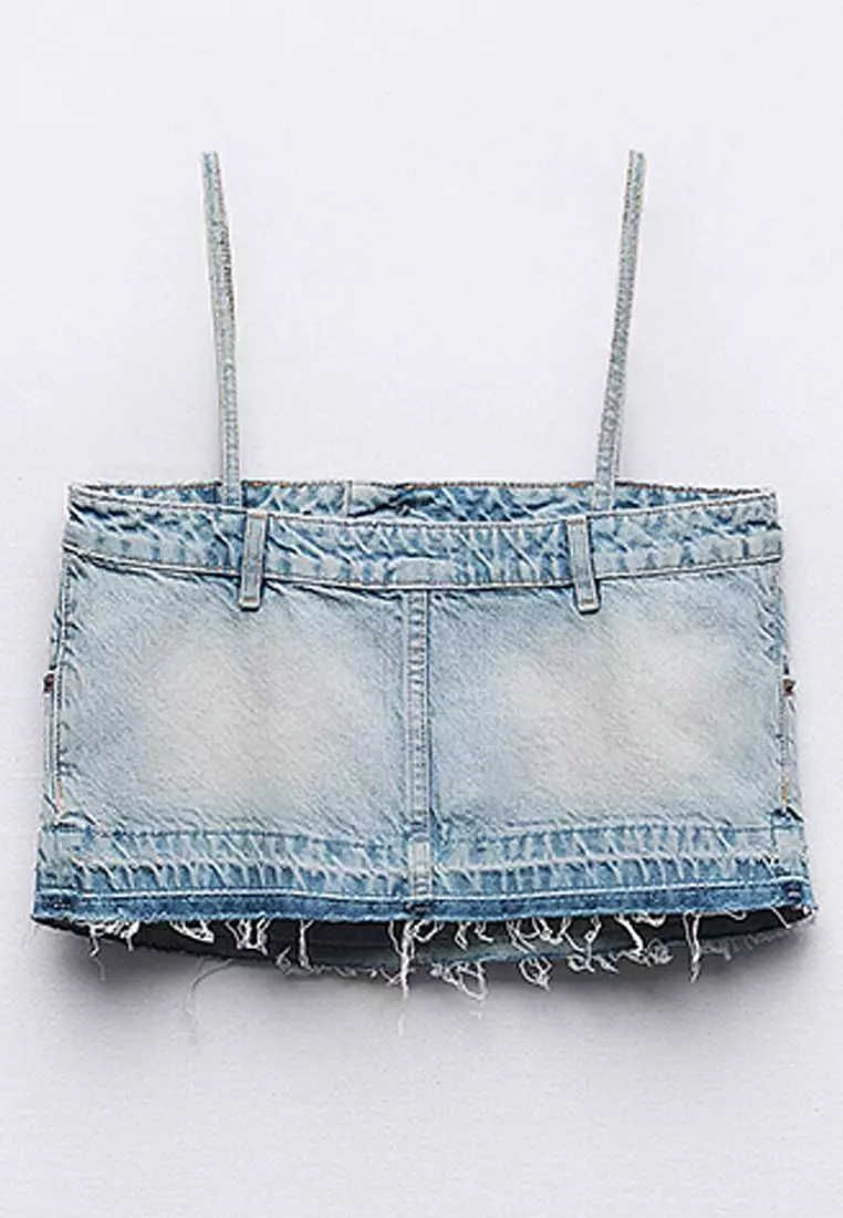 Cotton Denim Top