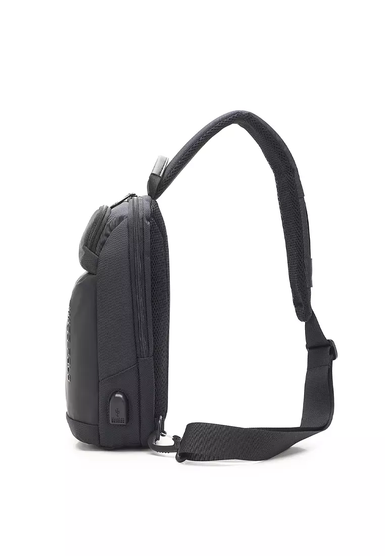 Men's Waist Bag / Belt Bag / Chest Bag (Tas Pinggang / Tas Dada Pria) - Biru