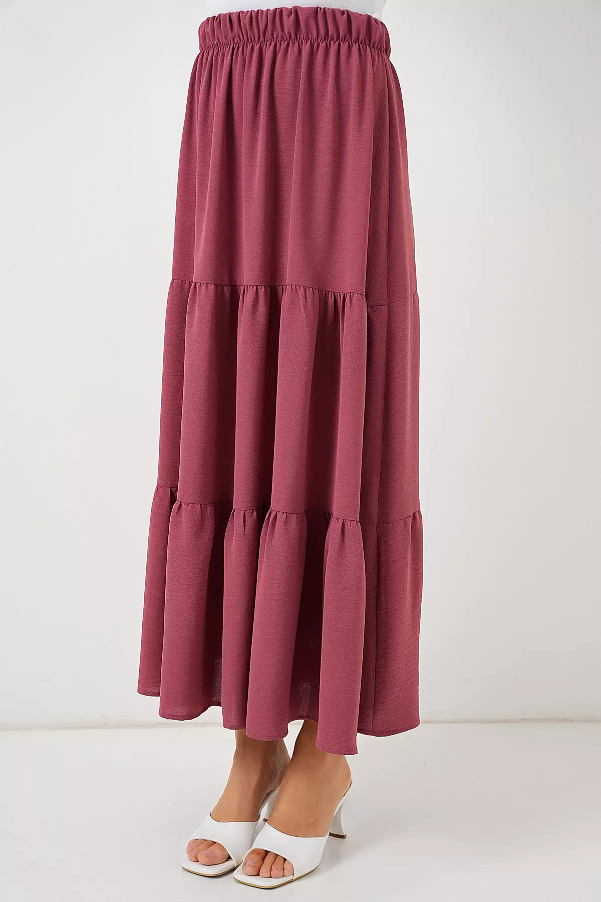 Women's Ayrobin Long Skirt 8048 - Dusty Rose