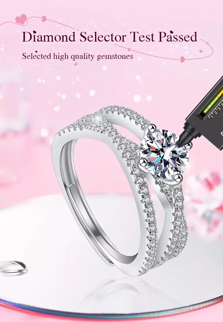 Cincin Wanita Cincin Jewellery Kawin Pasangan Estetik Aksesoris Perhiasan Mewah Elegan Cantik Simpel Berkualitas Tinggi High Quality