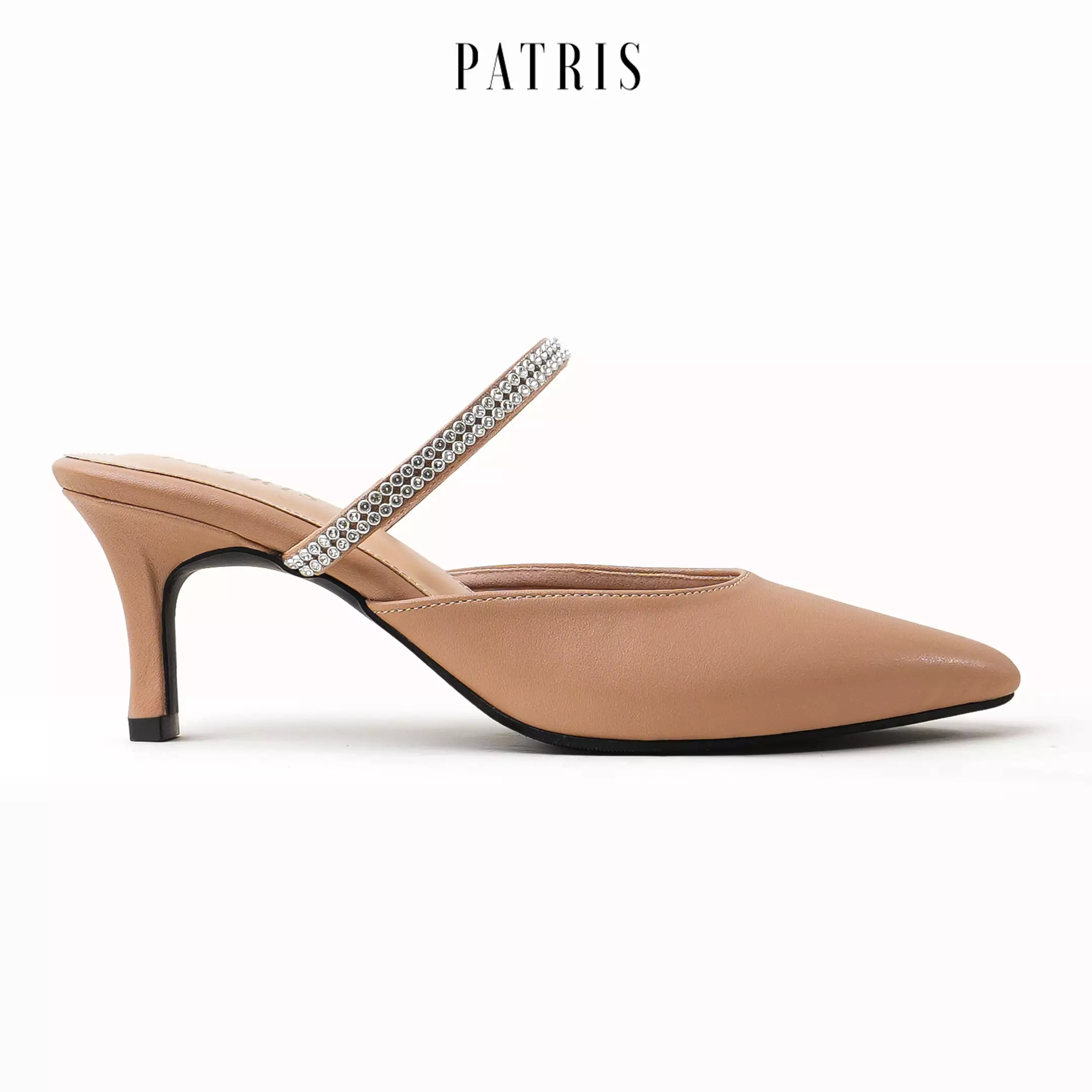 PATRIS Charlene Mules Wanita Heels / Hak 7 Cm