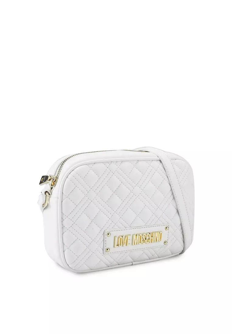 Buy Love Moschino Diamond Quilted Camera Crossbody Bag 2023 Online