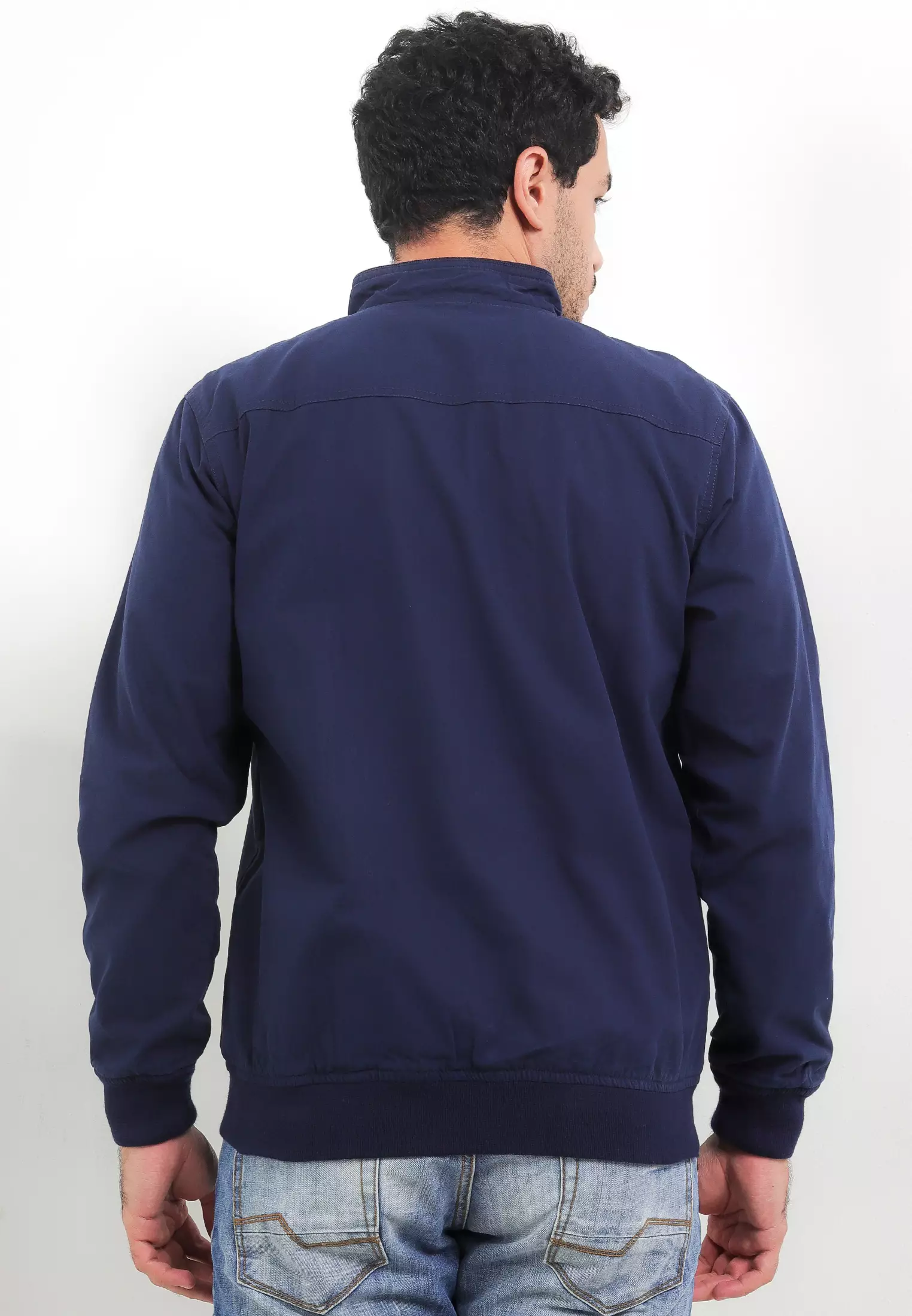 Cressida Jacket Bomber Canvas Navy UB202Y