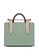 Strathberry green and beige THE STRATHBERRY NANO TOTE TOP HANDLE BAG - SAGE/ DESERT/ SLATE 38436AC767B8BFGS_6