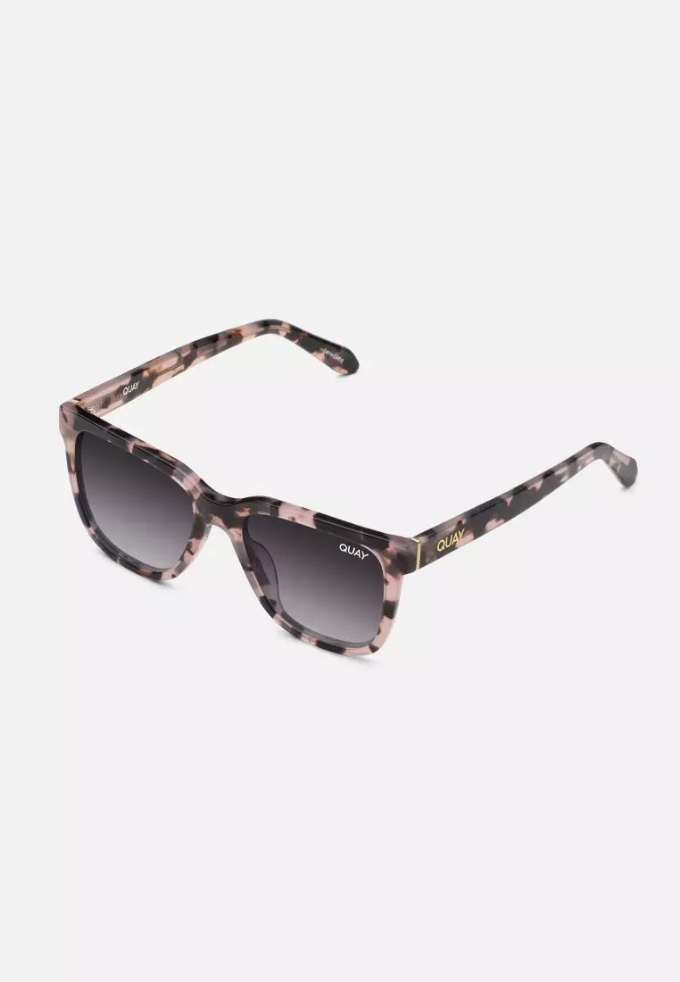 Wired Medium Sunglasses - Milky Tort/Smoke Polarized