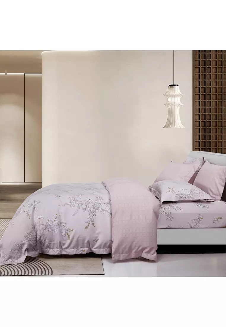 Buy Epitex Epitex Hybrid Botanic Silk Fitted Sheet Set 1200 Thread