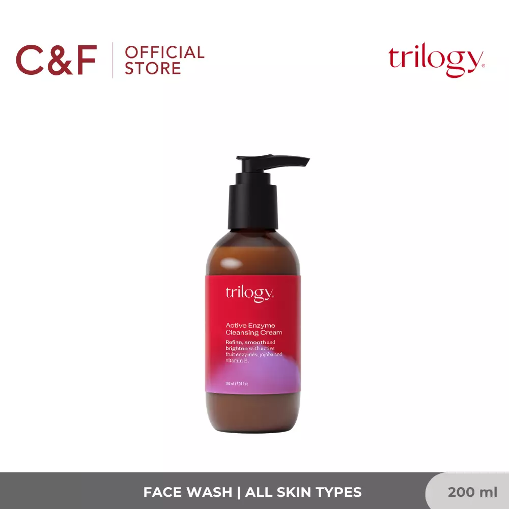 Trilogy Active Enzyme Cleans Cream 200 ml | Face Wash