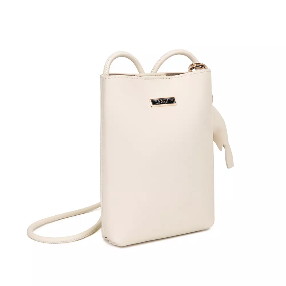 En-ji Jesol Slingbag Wanita Warna Ivory