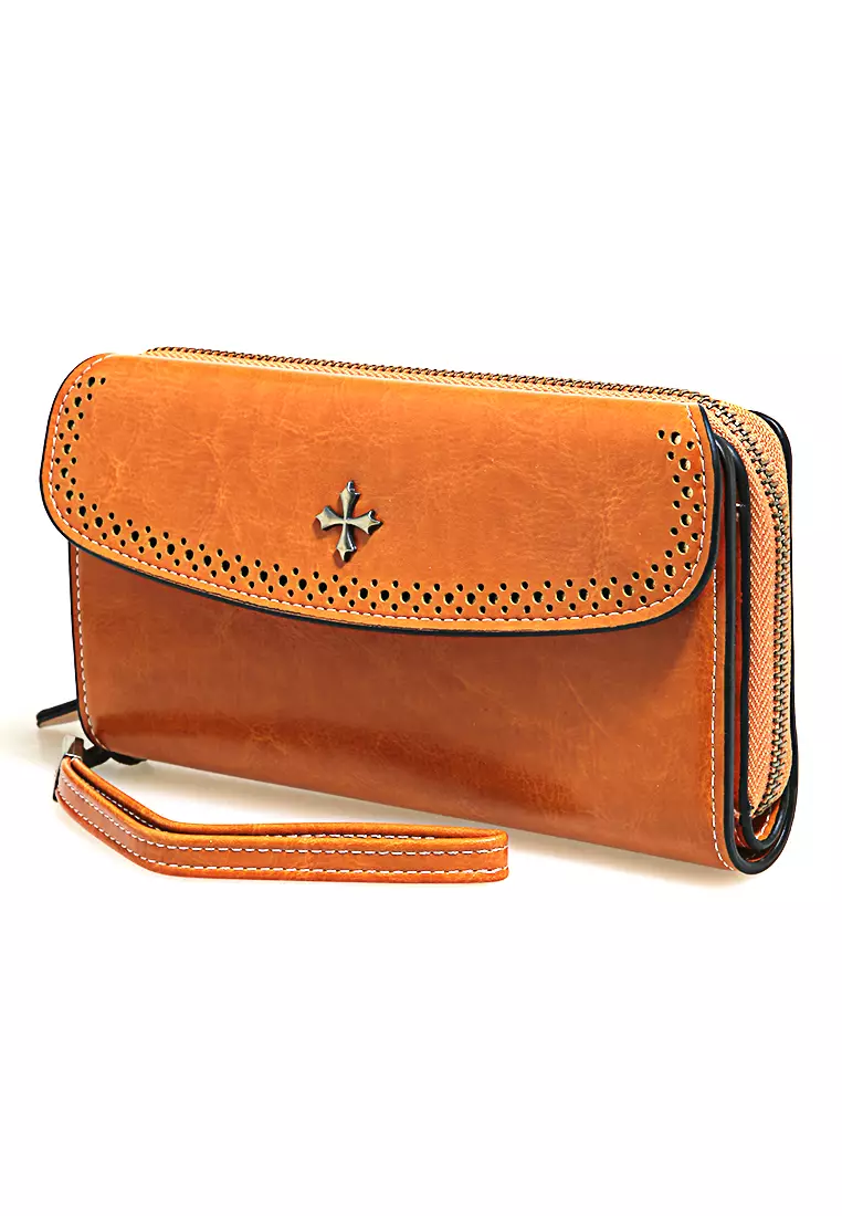 Dompet Pria Wanita Model Panjang Long Wallet Many Slot Material Leather ORIGINAL