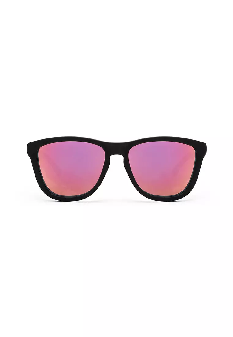 HAWKERS ONE Black Nebula Sunglasses for Men and Women. UV400 Protection. Designed in Spain