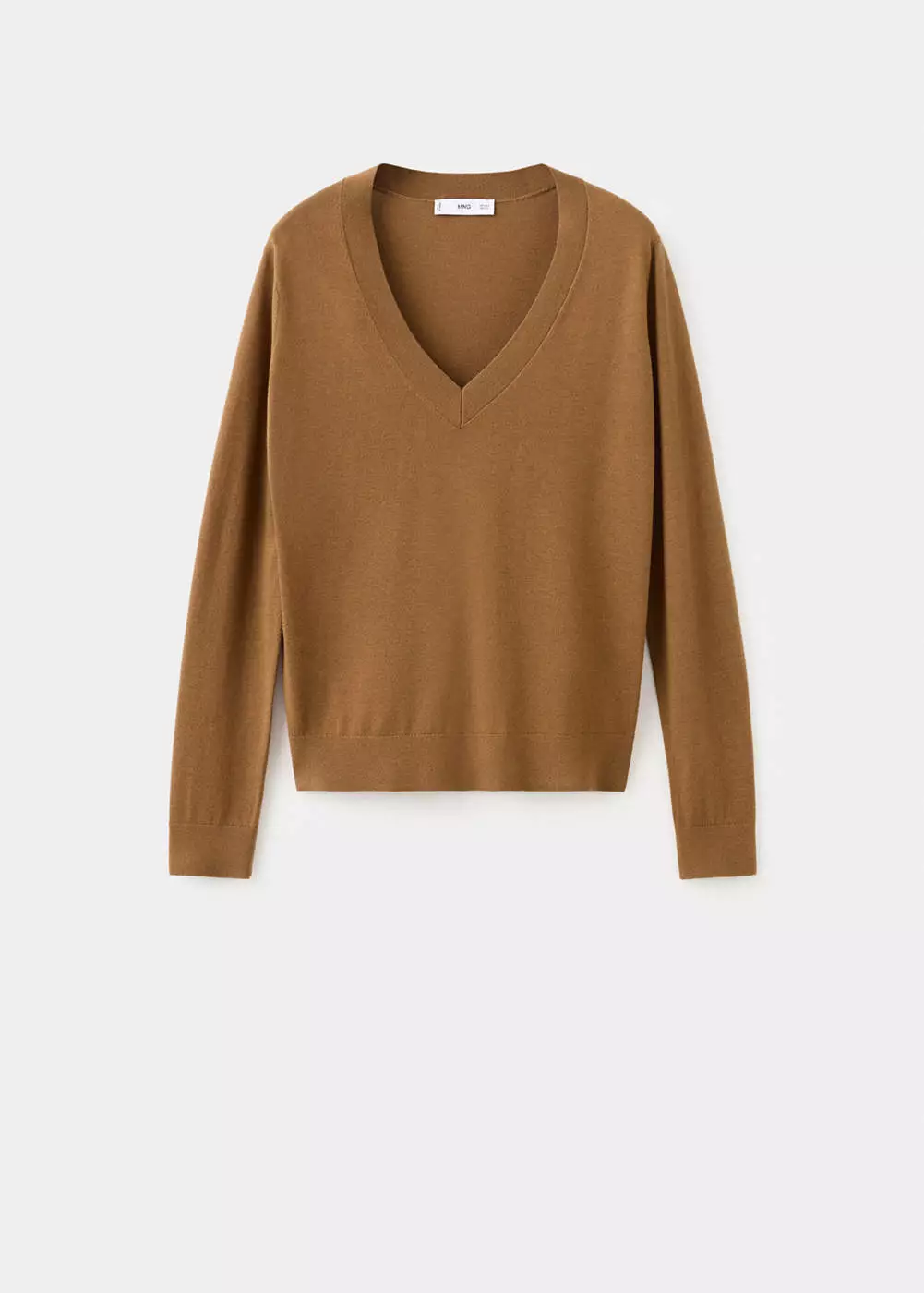 Sweater rajut kerah V