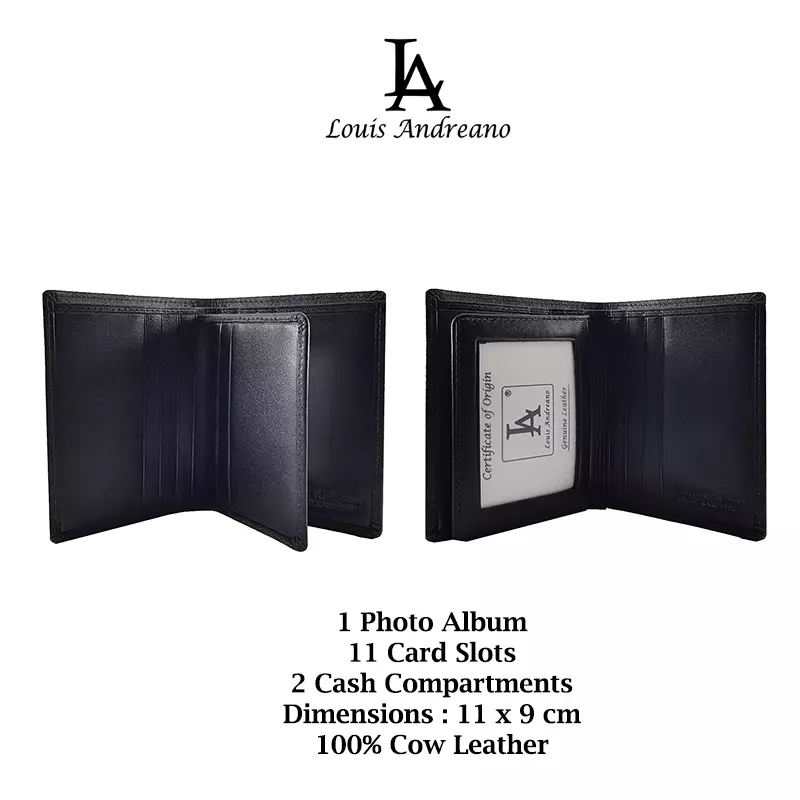 Premium Trifold Wallet Vertical 158i