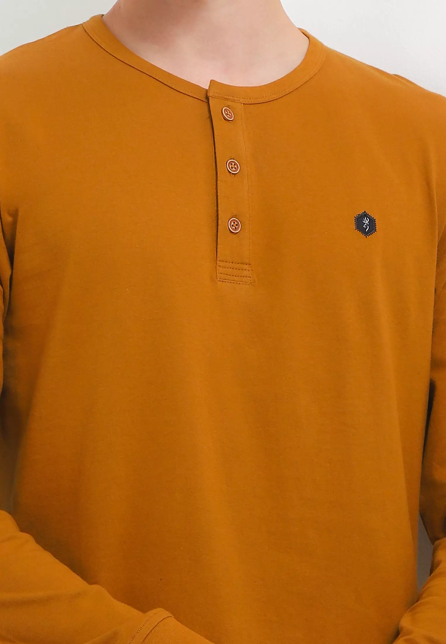 Cressida Regular Fit Long Sleeves Hanley T-Shirt A247K - Yellow