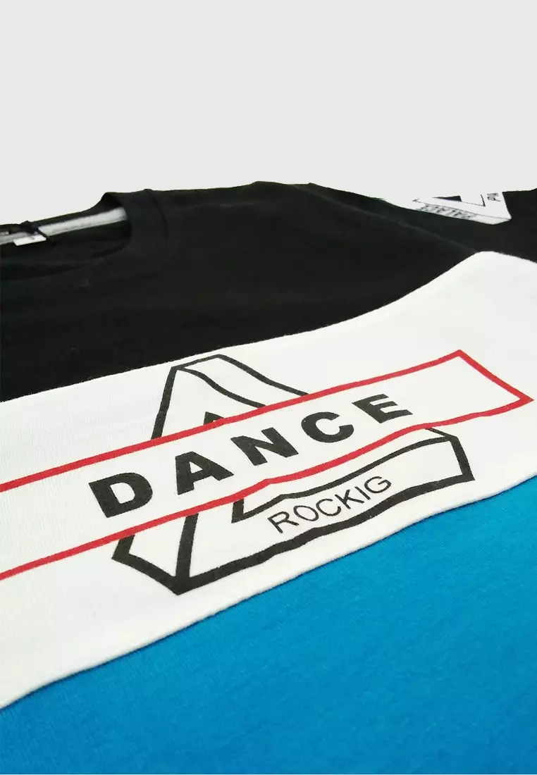 Wakakids Setelan Anak Laki Laki Dance Rock 3467 Hitam