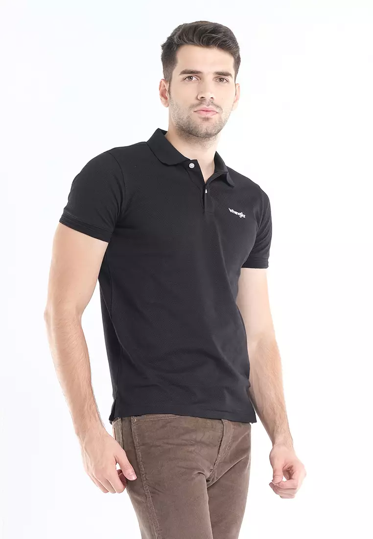 Wrangler Plain Color Polo Shirt for Men