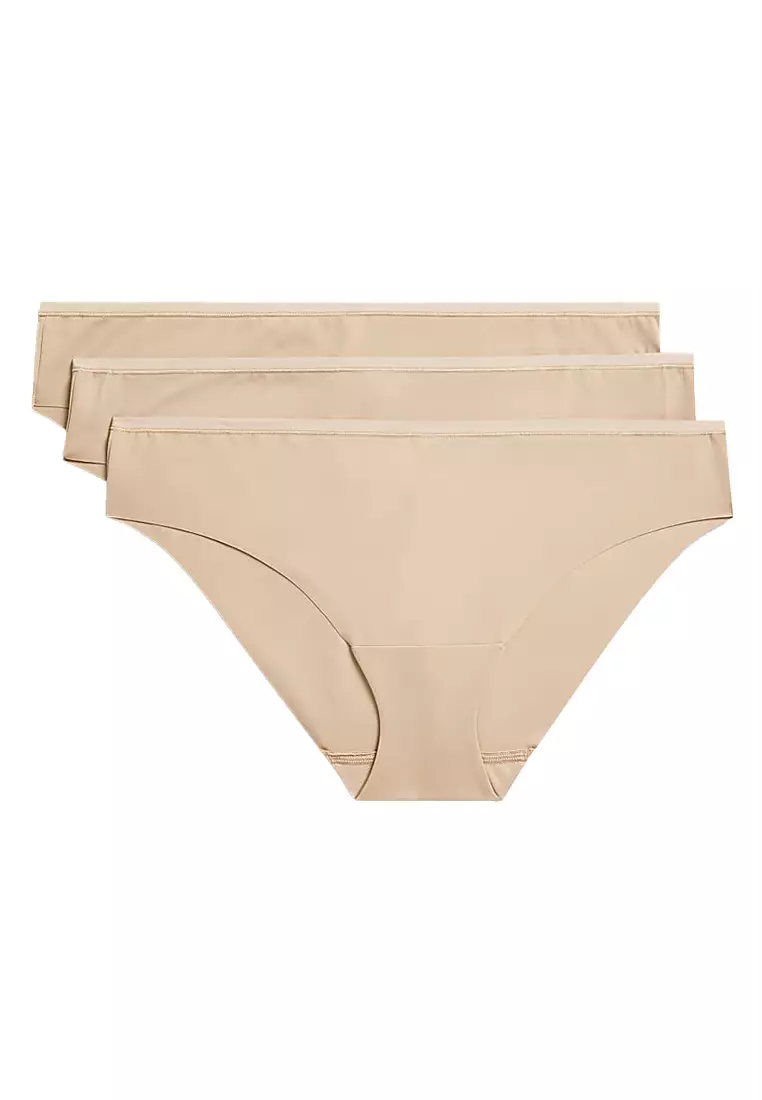 3pk No VPL Flexifit™ Brazilian Knickers