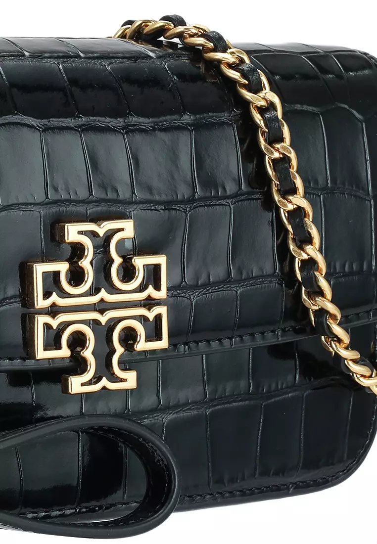 TORY BURCH Britten Embossed Chain Wallet with Wristlet bb