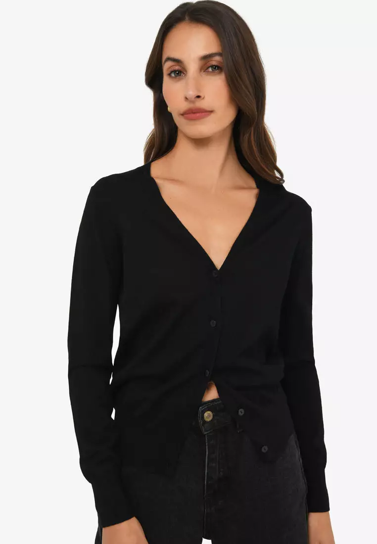 Nicolette V-Neck Knit Cardigan